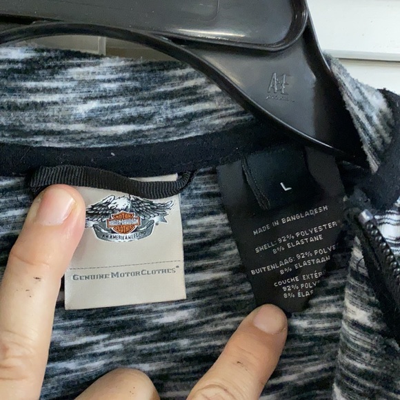 Harley Davidson lightweight hooded Fleece - Picture 2 of 6